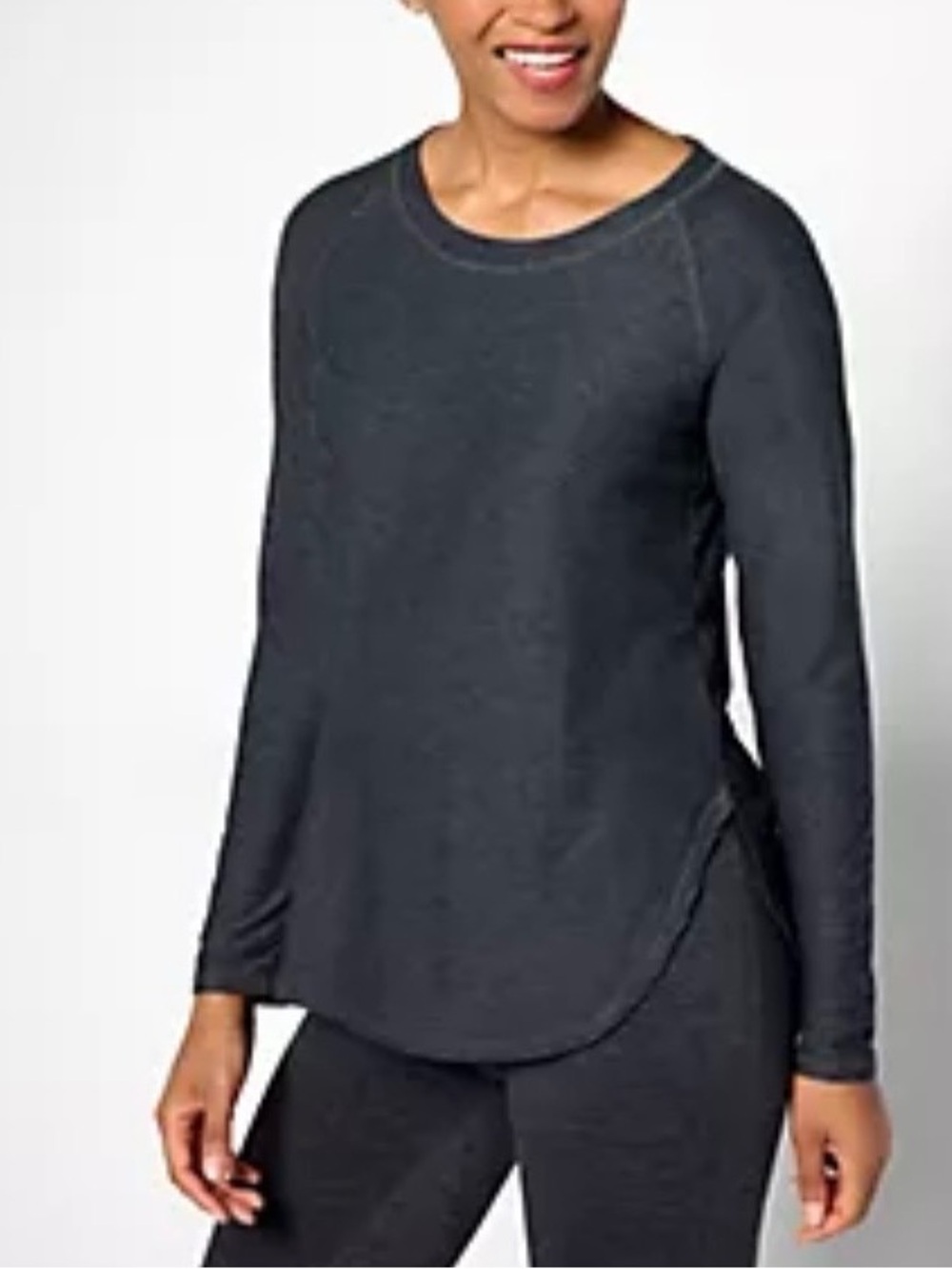 Barefoot Dreams Malibu Collection Butterchic Knit Long Sleeve Top Size Small